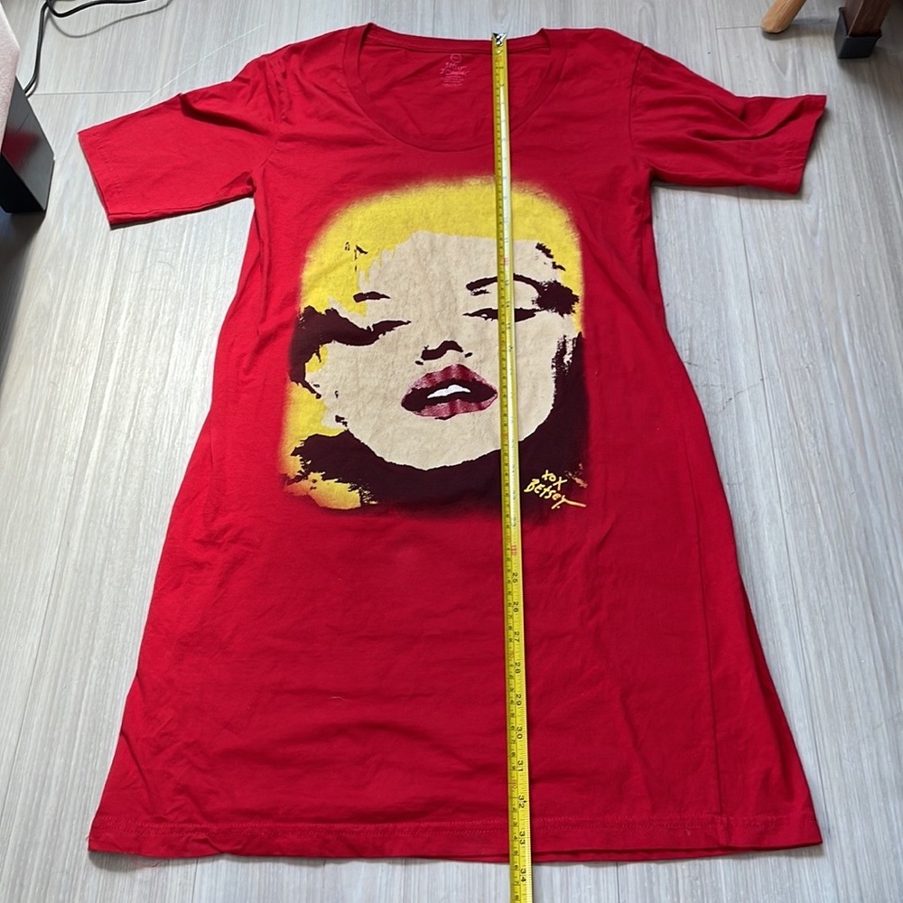Betsey Johnson Marilyn Monroe dress red size m